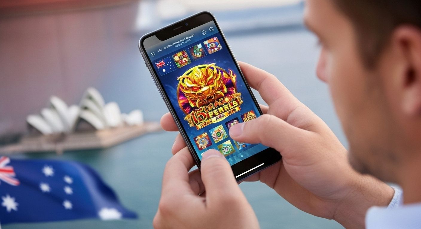 Australian casino options for Dragon Pearls slot on mobile